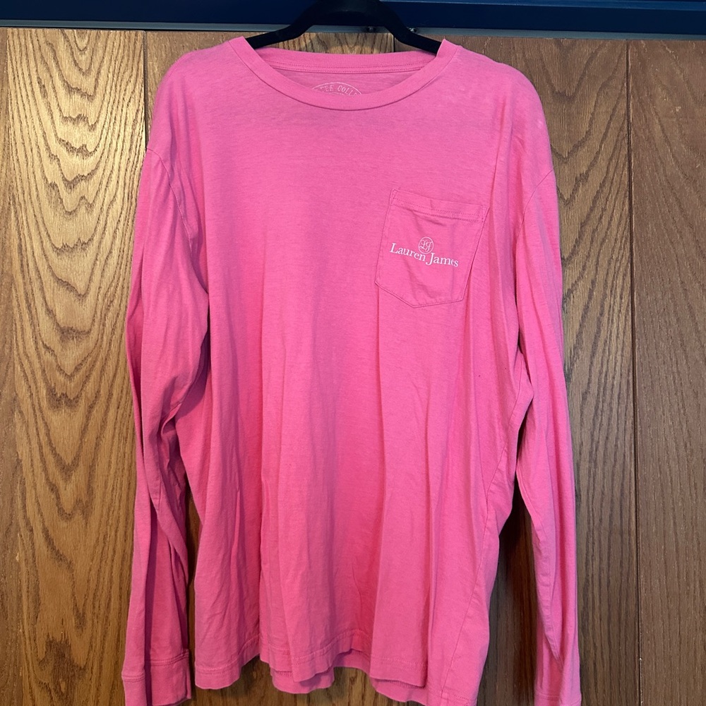 Lauren James Pink Long Sleeve Shirt